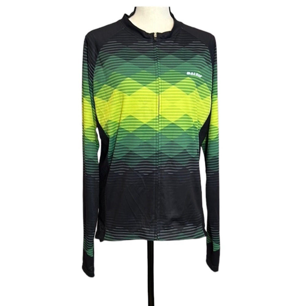 BALEAF Green and Black Bikers Shirt Size XL NWOT